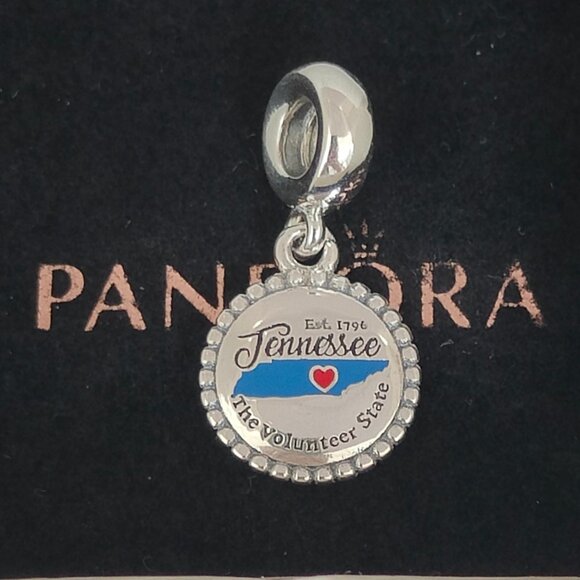 Pandora Jewelry - Pandora Tennessee Map Exclusive Dangle Charm Sterling Silver